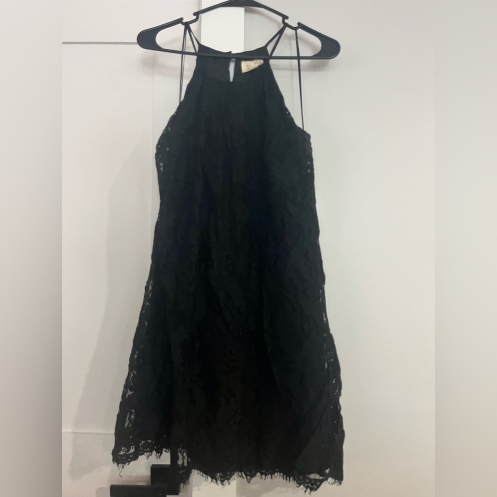 Halter style lace dress